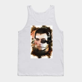 Universal Soldier - Jean Claude Van Damme - Custom Digital Artwork Tank Top